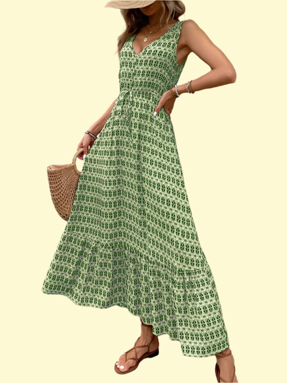 Breathable No-Stretch Wrap Dress