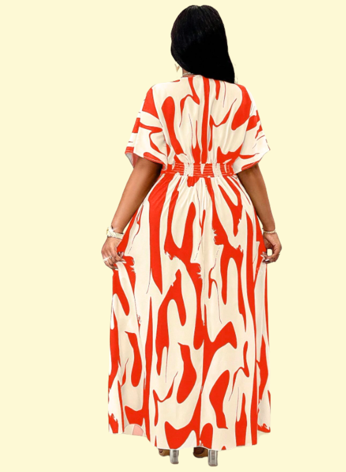 Casual Yet Bold Plus Size Maxi Dress