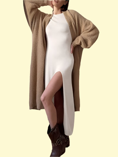 Chic Evening Dress with Side Slit for Women