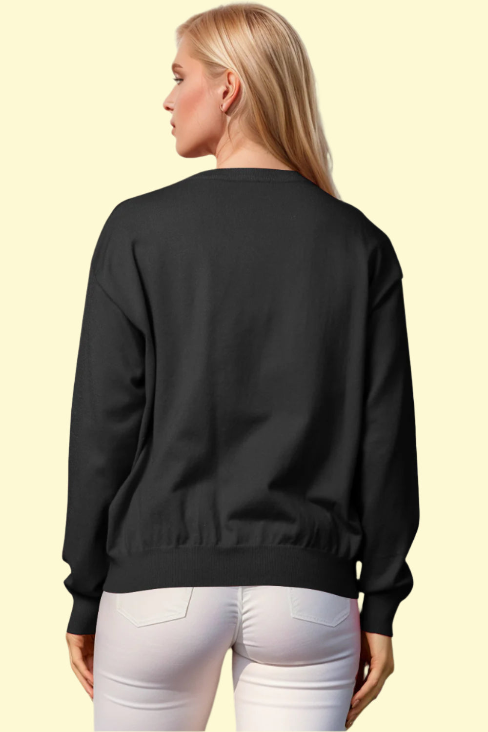 Cozy yet bold glitter sweater for women