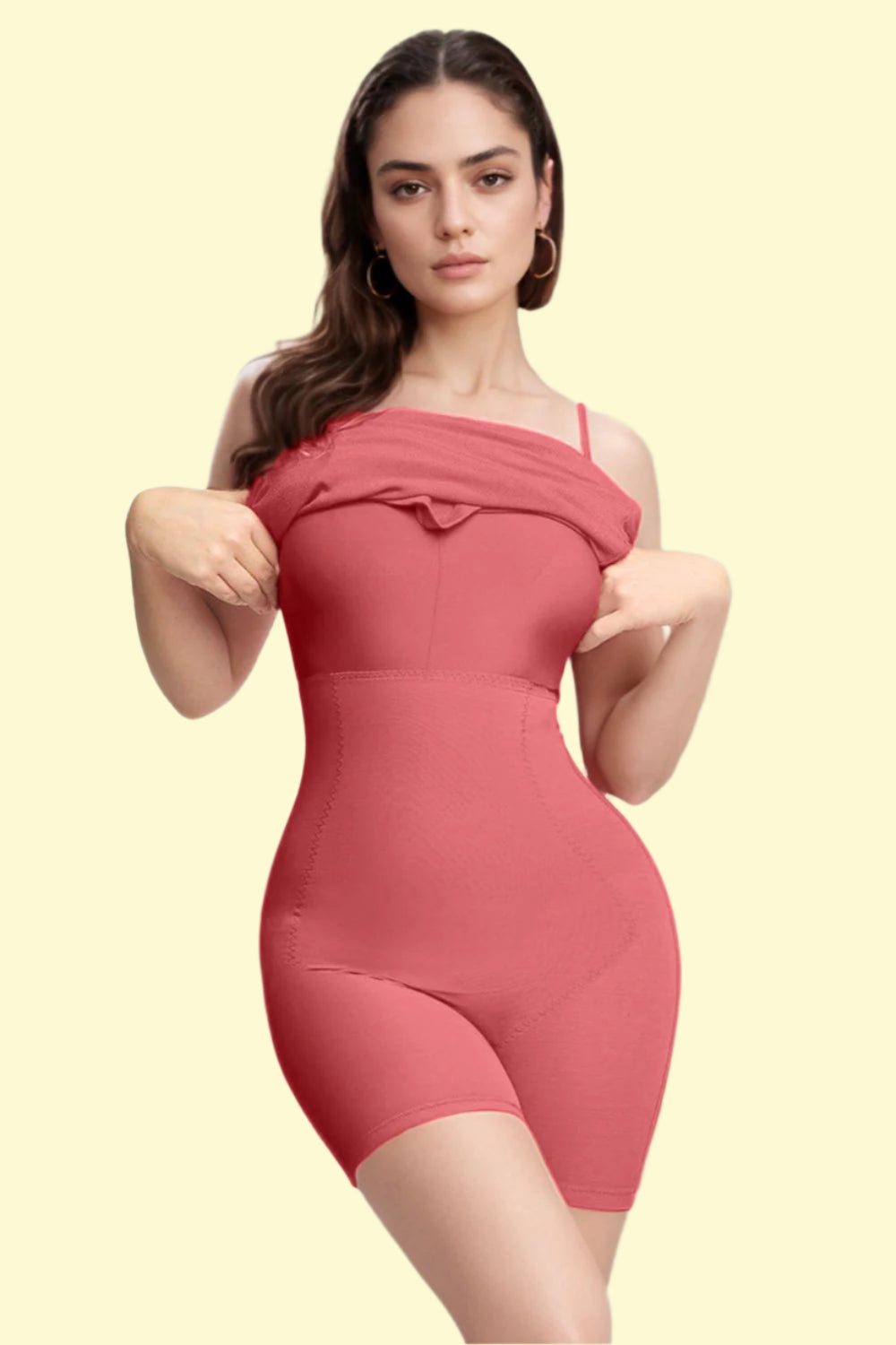 Date night sculpting maxi dress in rouge red