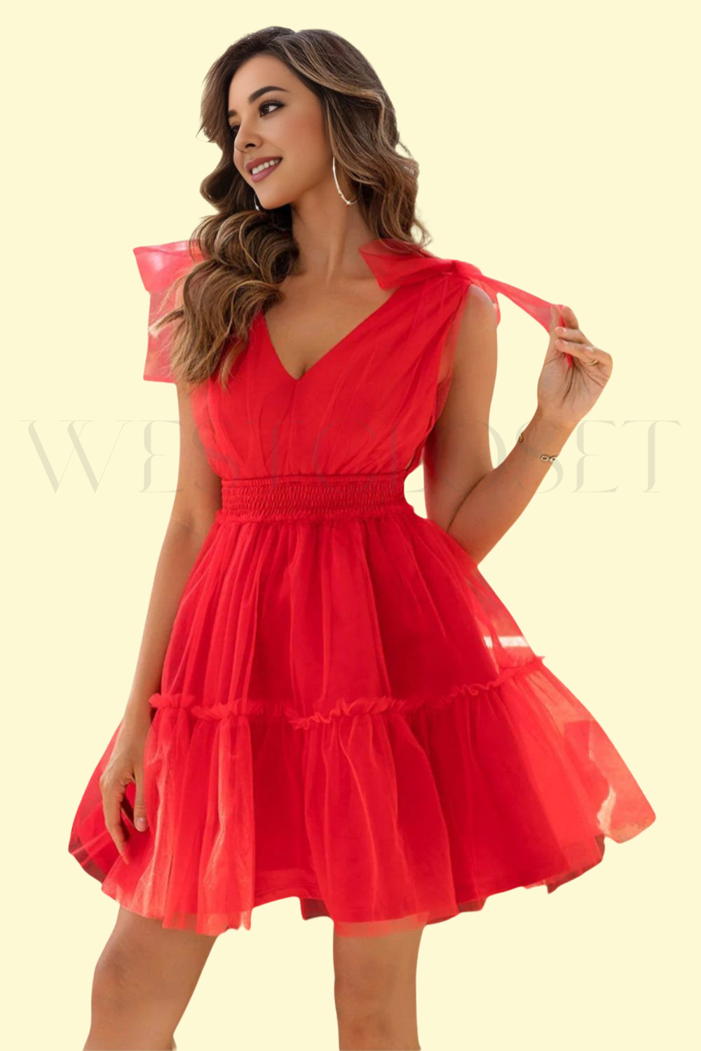 Enticing dress red by West Closet