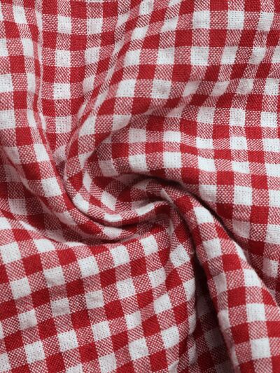 Fashionable Plaid Statement Tank