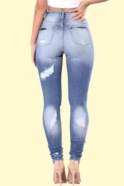 Full Size Ripped Skinny Jeans for Women