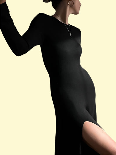 High Slit Dress for Club & Date Night