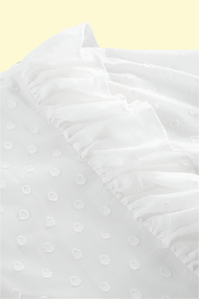 Lightweight Swiss Dot Fabric Two-Piece