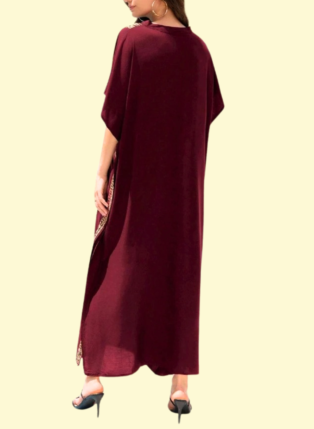 Loose Casual Moroccan Kaftan for Women