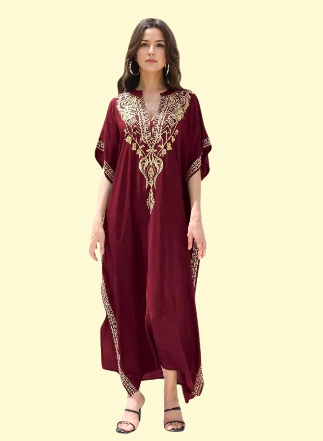 Modest Loose Fit Kaftan Dress for Women