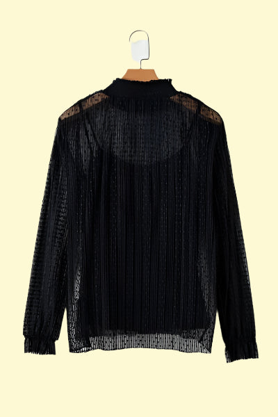 Sensual Sheer Lace Top for Women