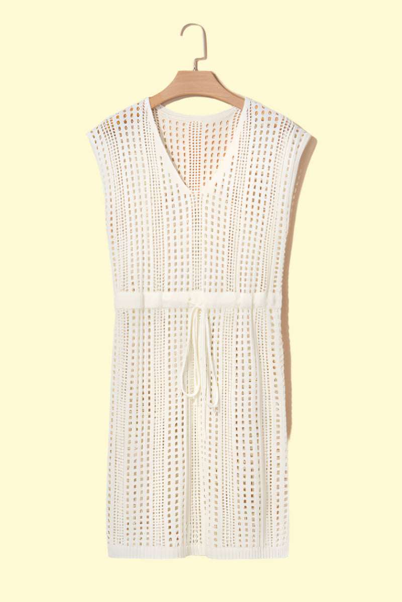 Sultry side slit beach dress for women