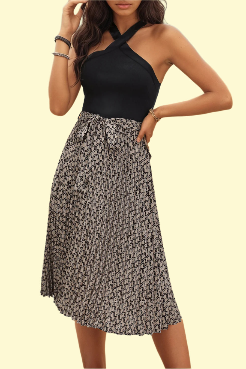 handkerchief halter dress Silk Halter Handkerchief Dress – by Daniella Hunter
