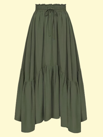 WestCloset Sexy Ruffle Hem Skirt