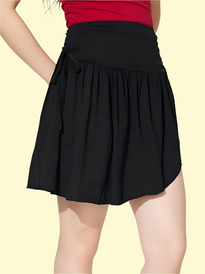 WestCloset adjustable side-tie mini skirt