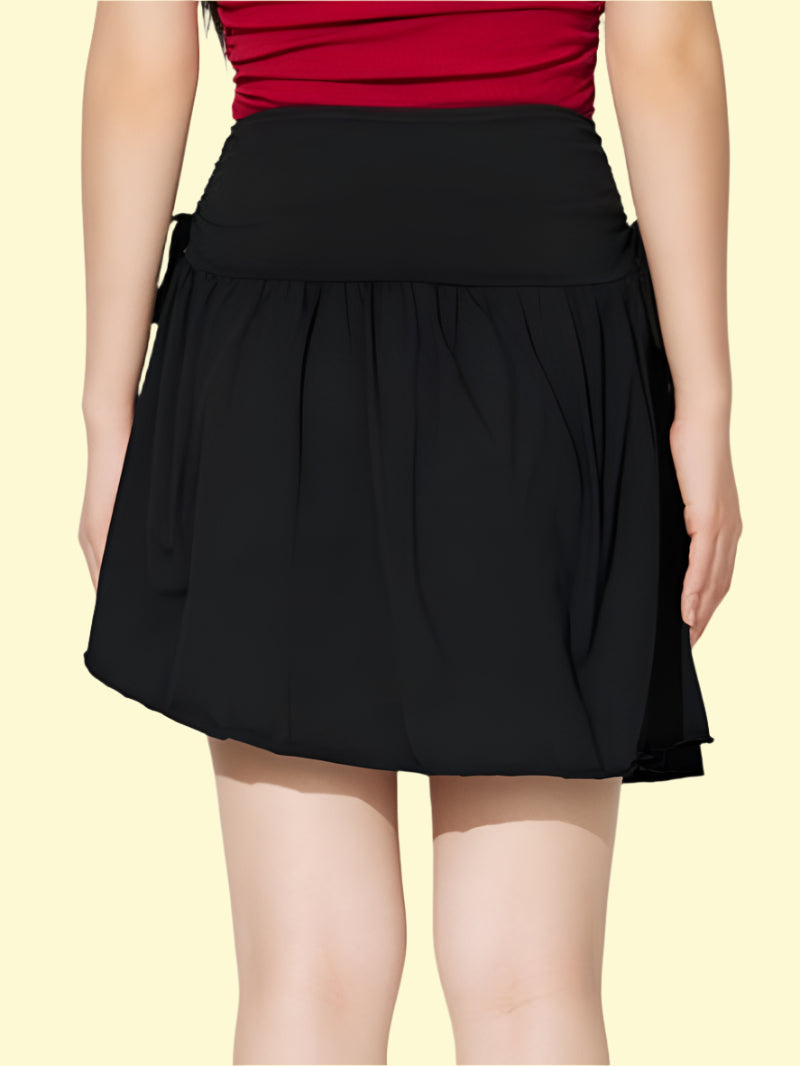 WestCloset bold black skirt for night out