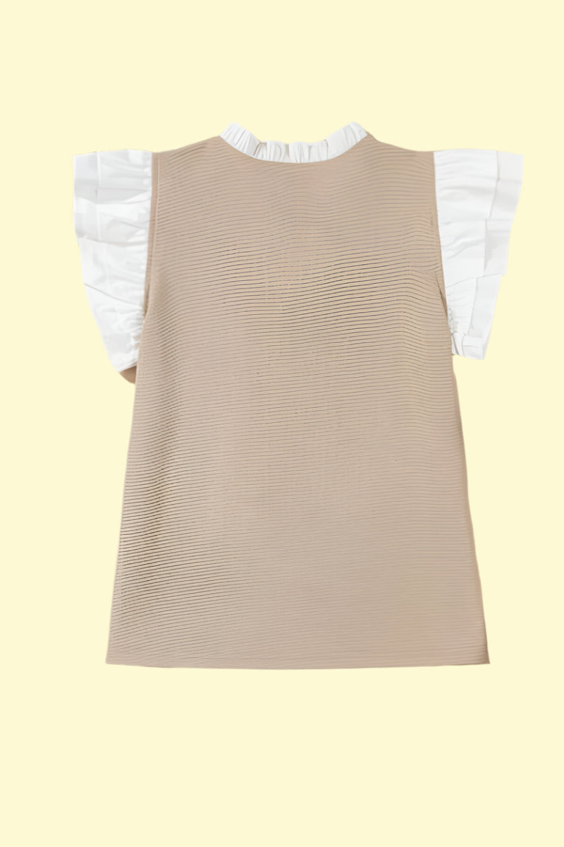 WestCloset feminine frill blouse for work or play