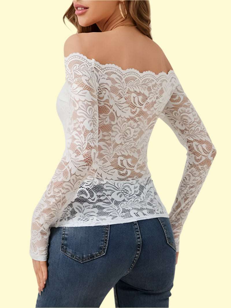 WestCloset flirty lace top for women