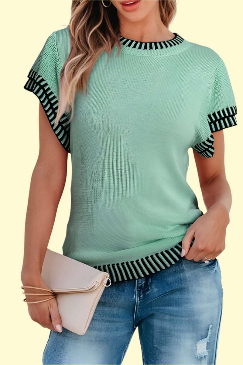 WestCloset soft and stretchy knit top for women