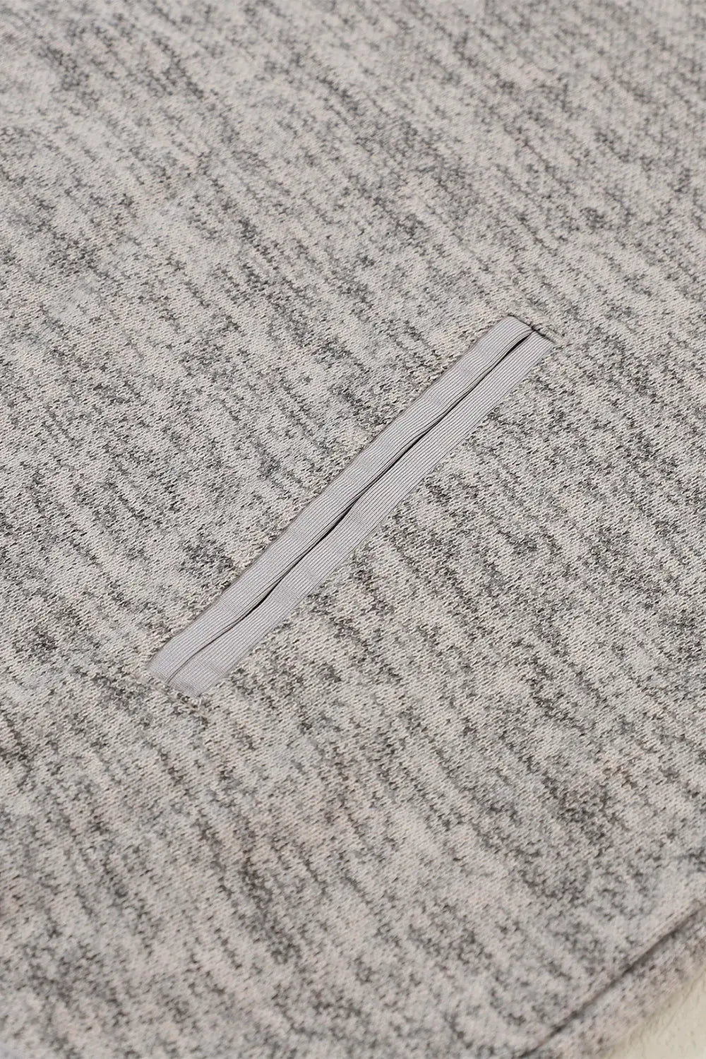 Plaid Half Snap Long Sleeve Hoodie