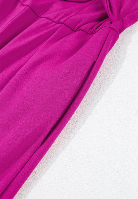 WestCloset Tied Tube Wide Leg Jumpsuit