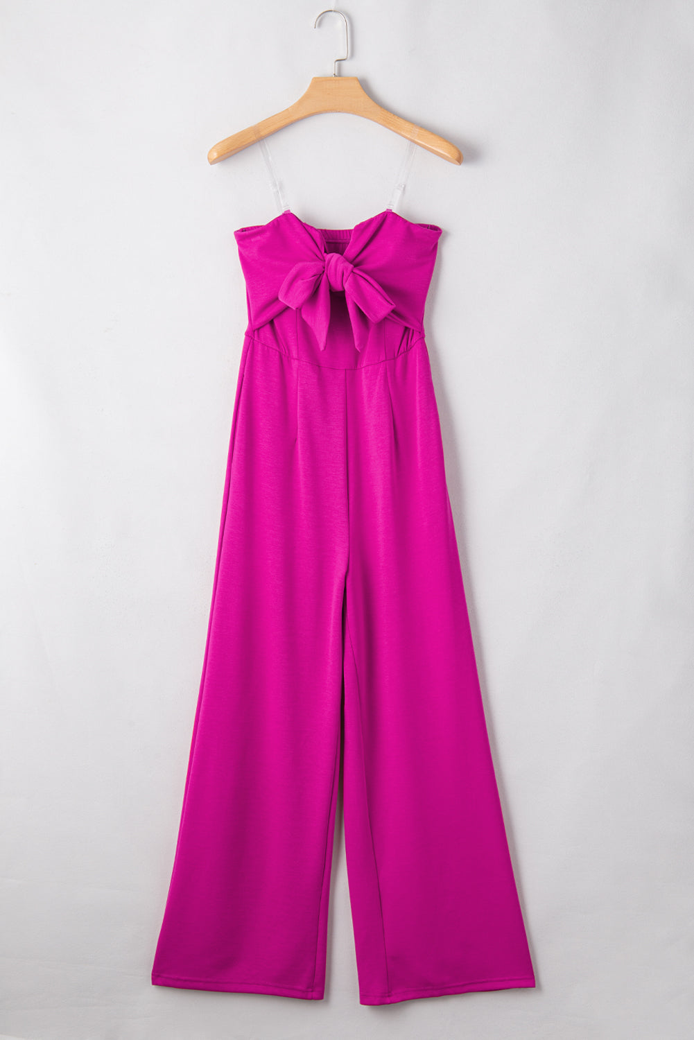 WestCloset Tied Tube Wide Leg Jumpsuit