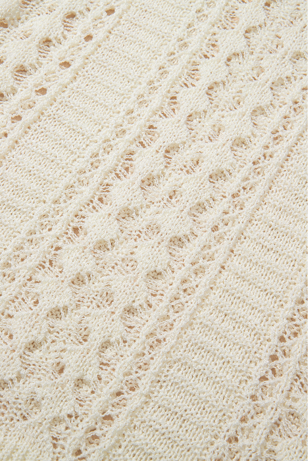 WestCloset Hollow Out Drop Shoulder Sweater