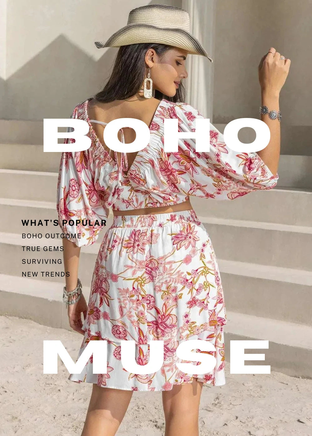 bohemian outfit banner image by WestCloset