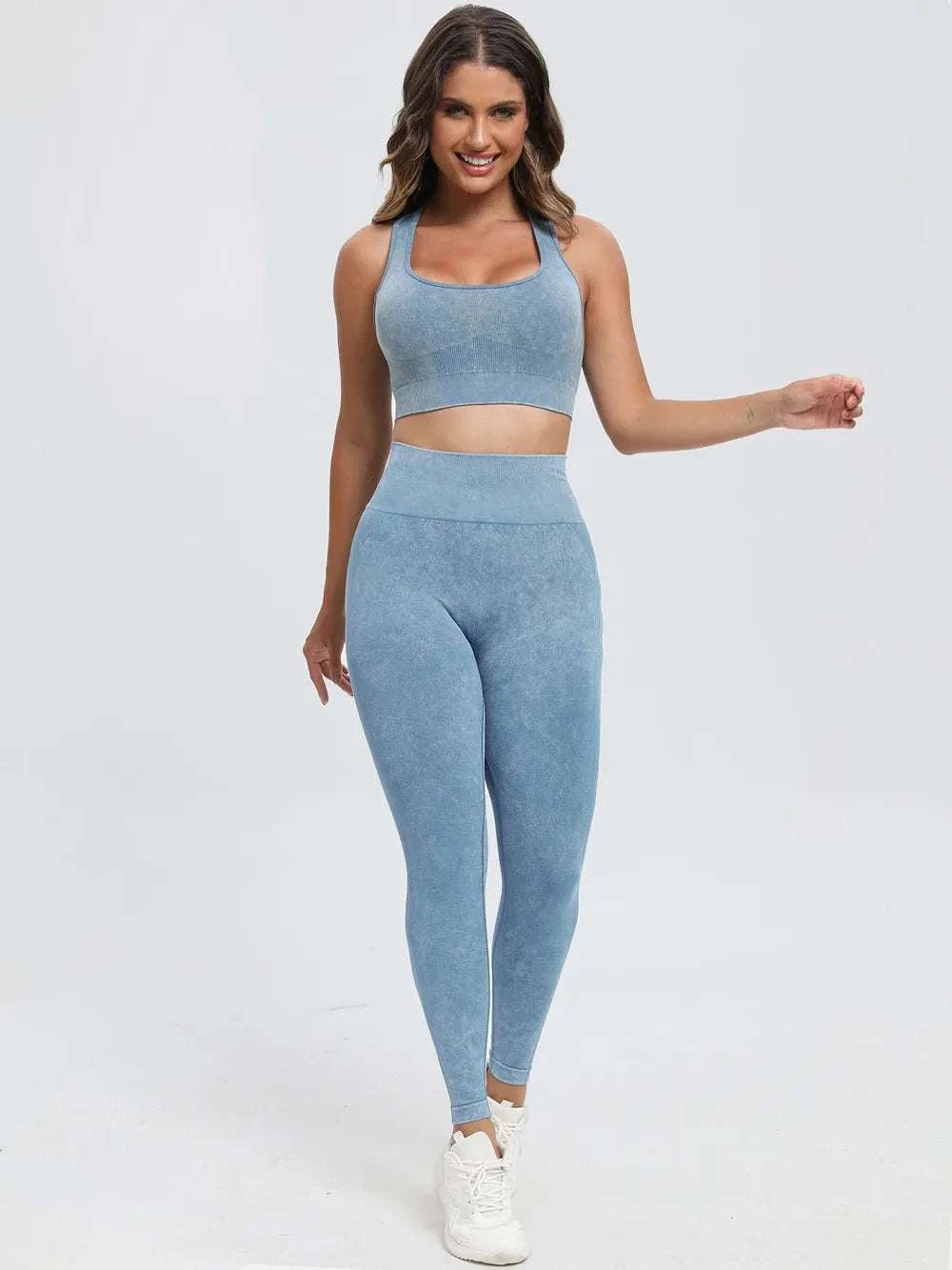 Scoop Neck Wide Strap Top and Pants Active Set WESTCLOSET