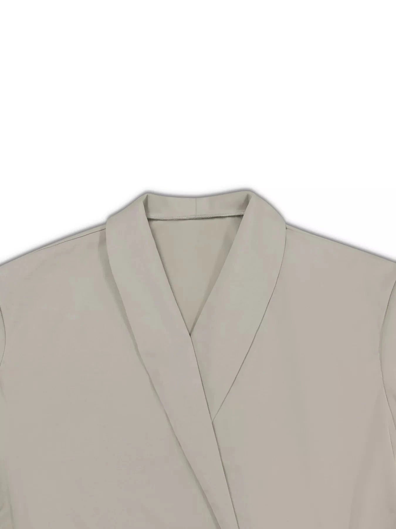 Plus Size Belt Long Sleeve Blazer and Pants Set WESTCLOSET