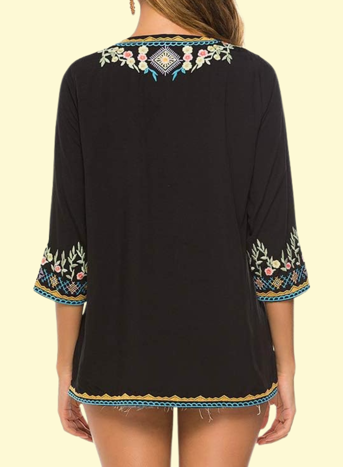 vibrant top by WestCloset