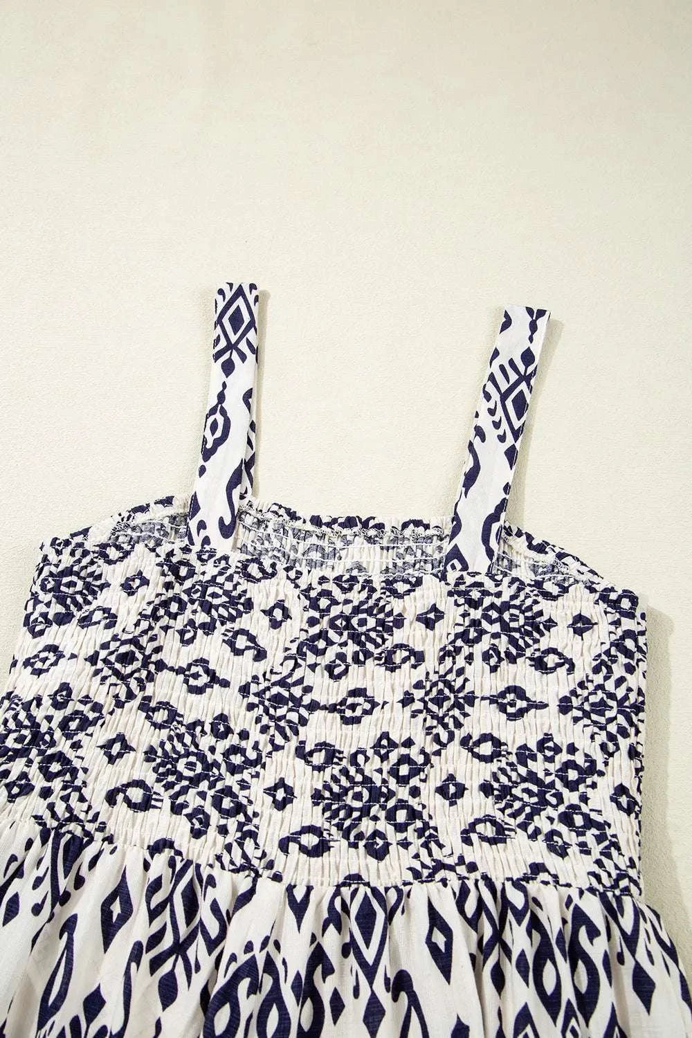 Bohemian Print Wide Leg Jumpsuit WESTCLOSET