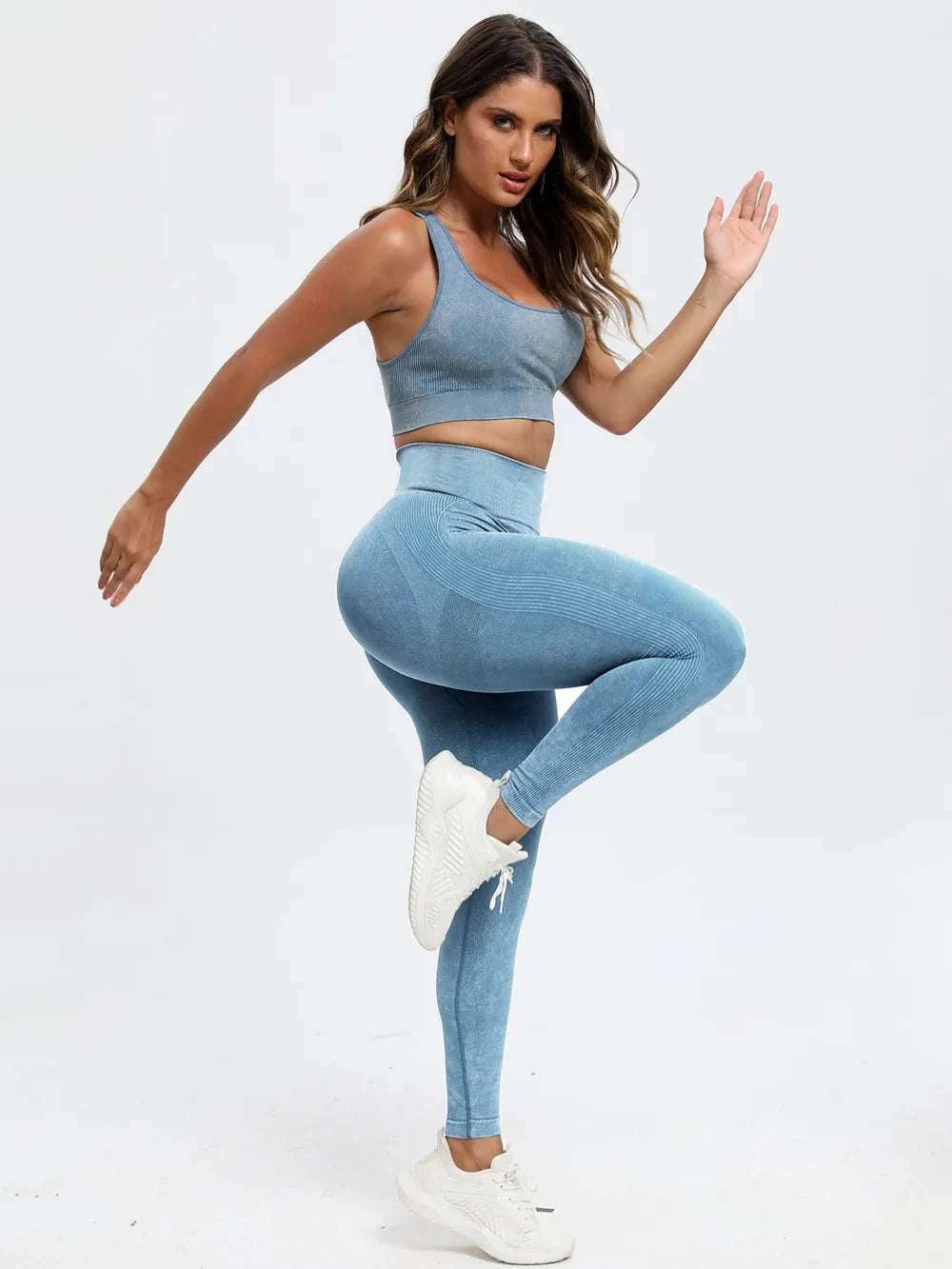 Scoop Neck Wide Strap Top and Pants Active Set WESTCLOSET