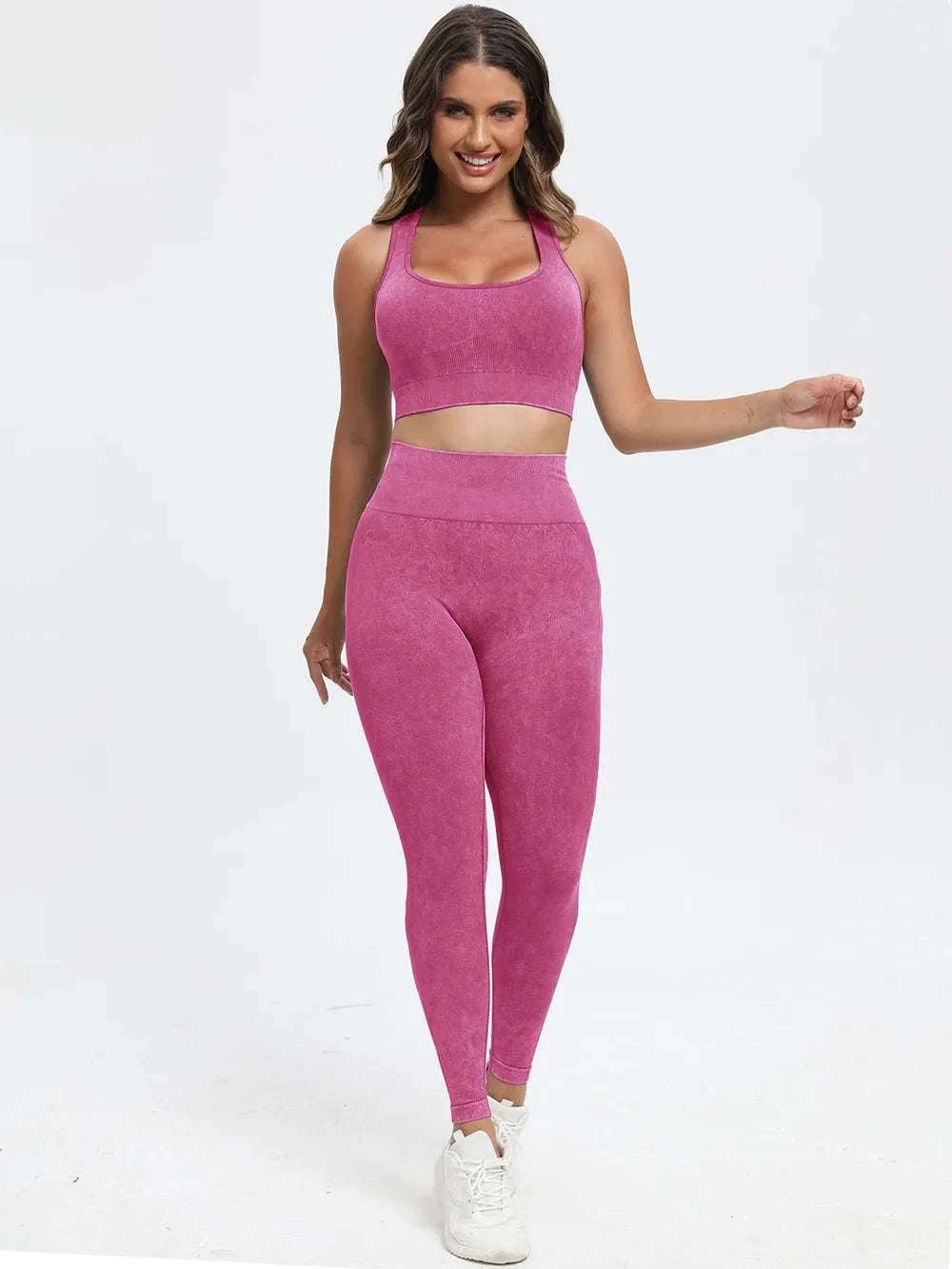 Scoop Neck Wide Strap Top and Pants Active Set WESTCLOSET