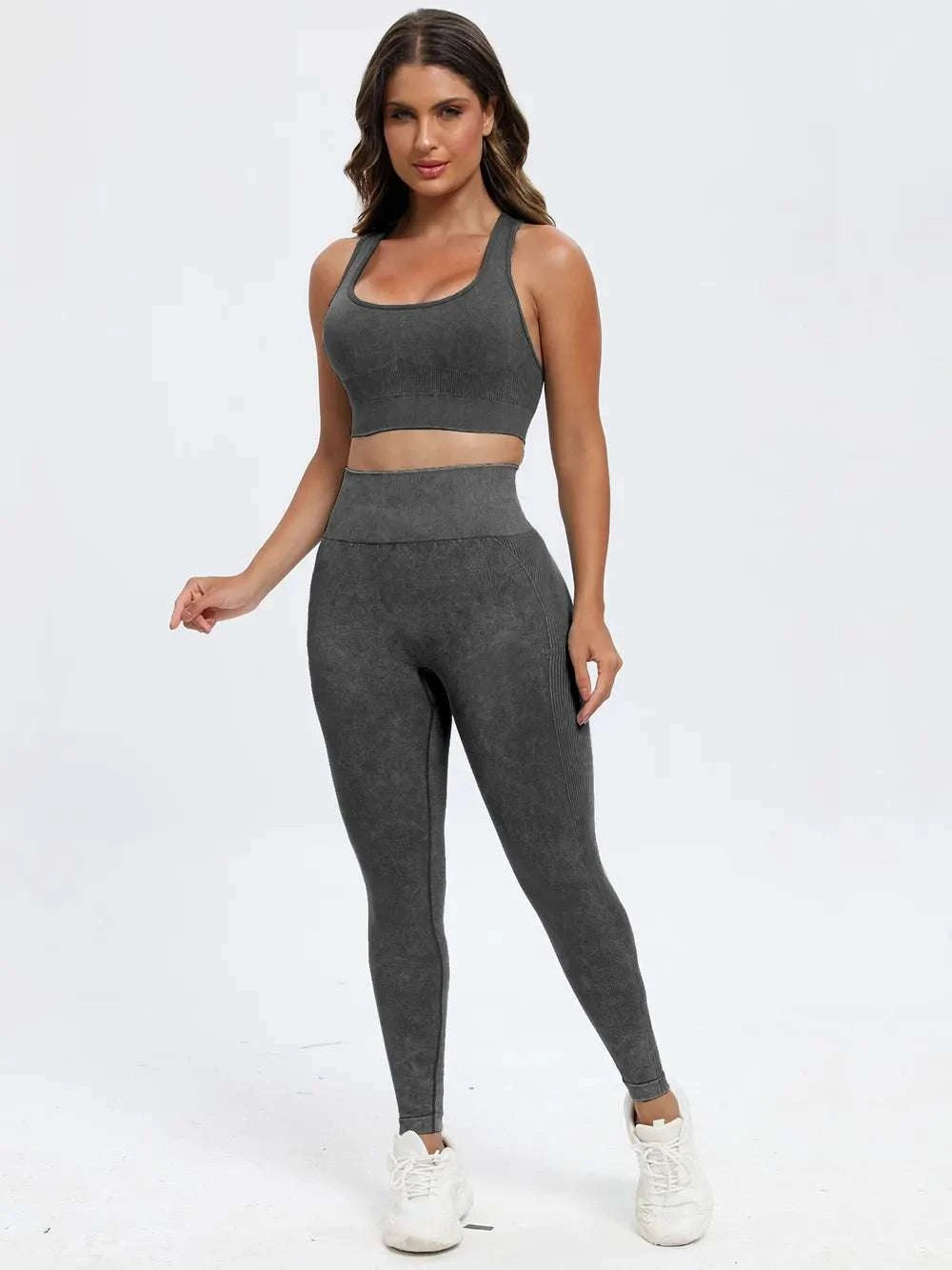 Scoop Neck Wide Strap Top and Pants Active Set WESTCLOSET