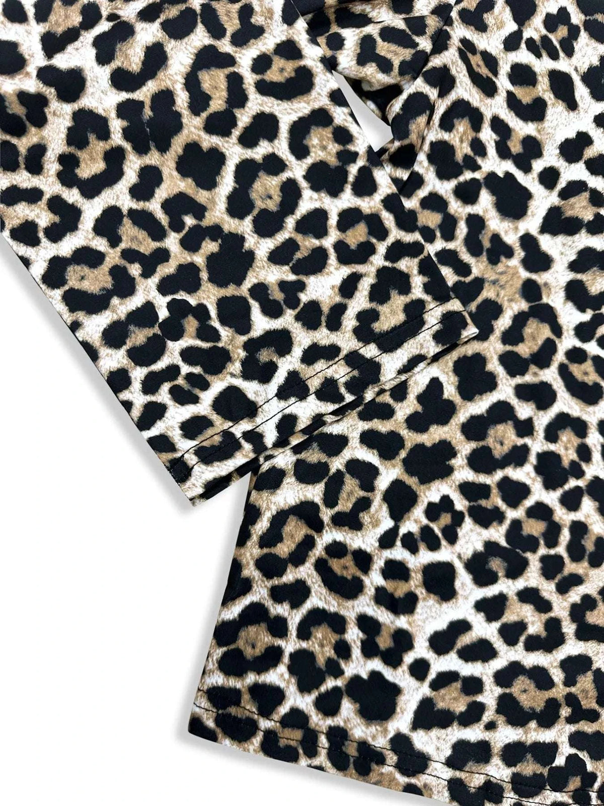 Leopard Print Top and Pants Set WESTCLOSET