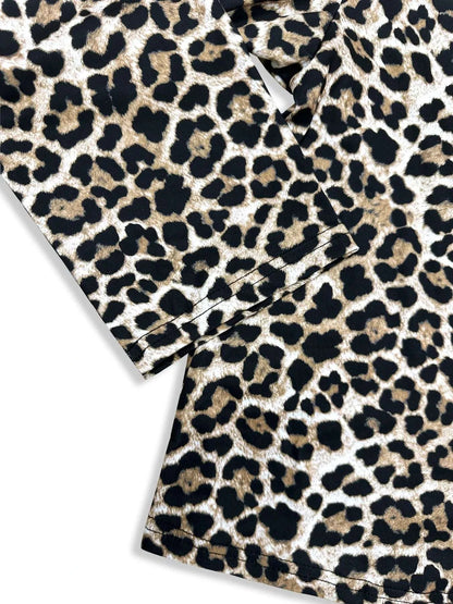 Leopard Print Top and Pants Set WESTCLOSET