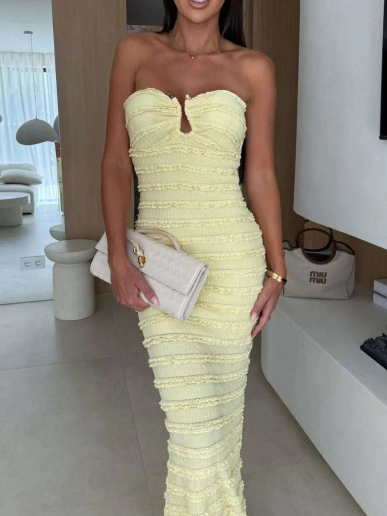 Sweetheart Neck Tube Maxi Dress WESTCLOSET