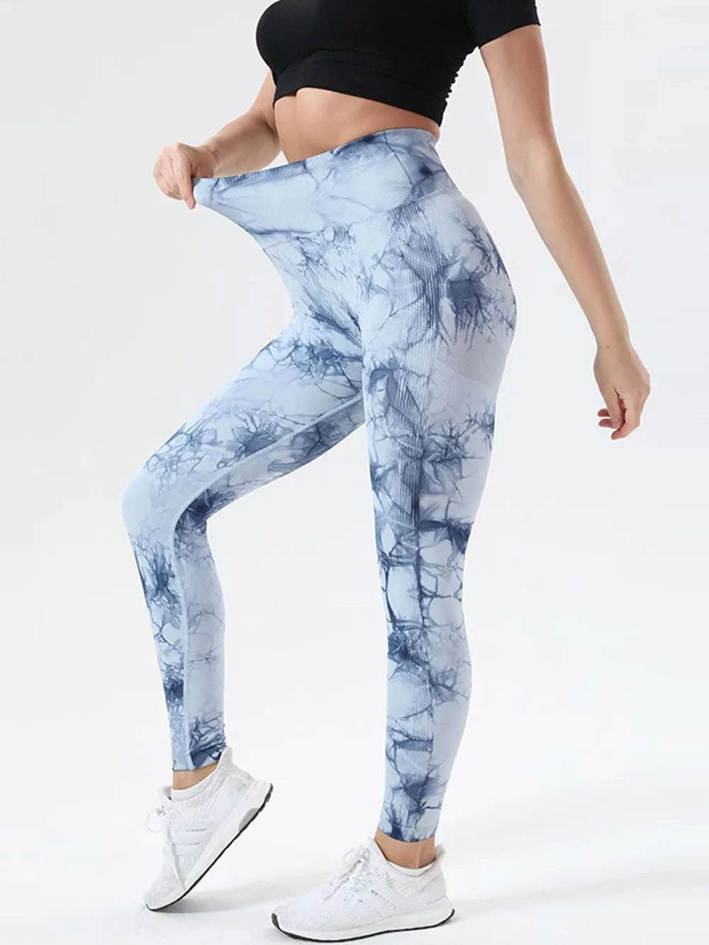 Tie-Dye High Waist Active Leggings WESTCLOSET