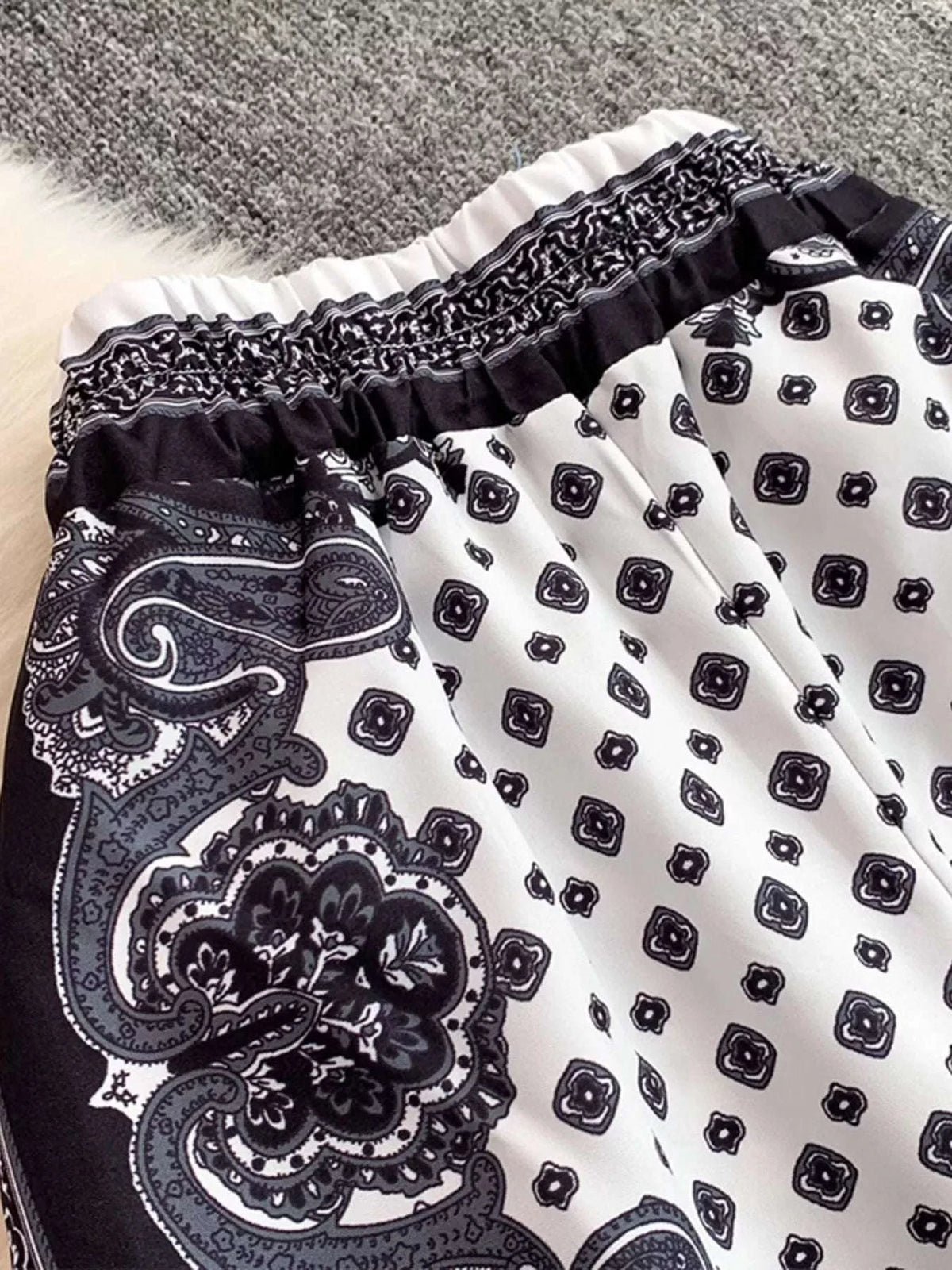 Tie Back Printed Cami and Pants Set WESTCLOSET