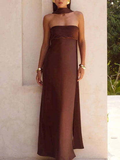 Tube Mermaid Maxi Dress WESTCLOSET