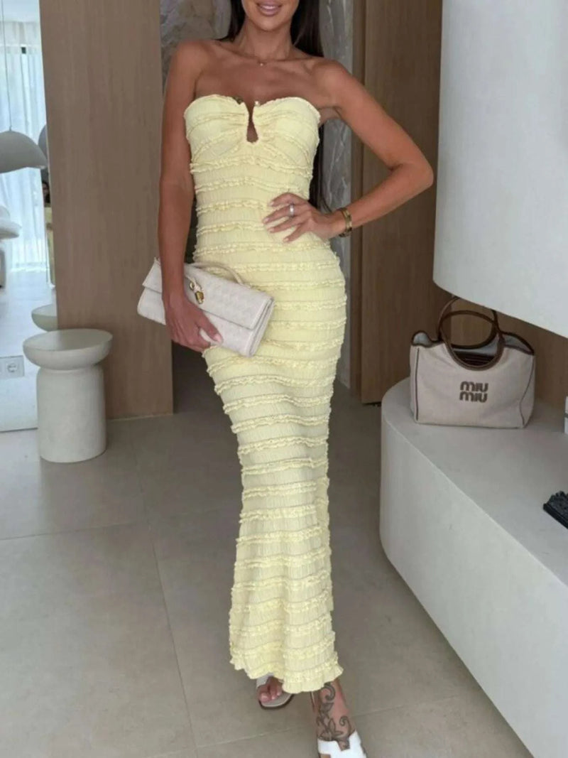 Sweetheart Neck Tube Maxi Dress WESTCLOSET