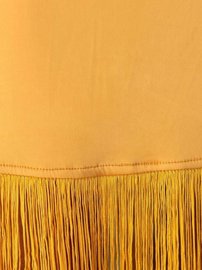 Fringe Halter Neck Dress WESTCLOSET