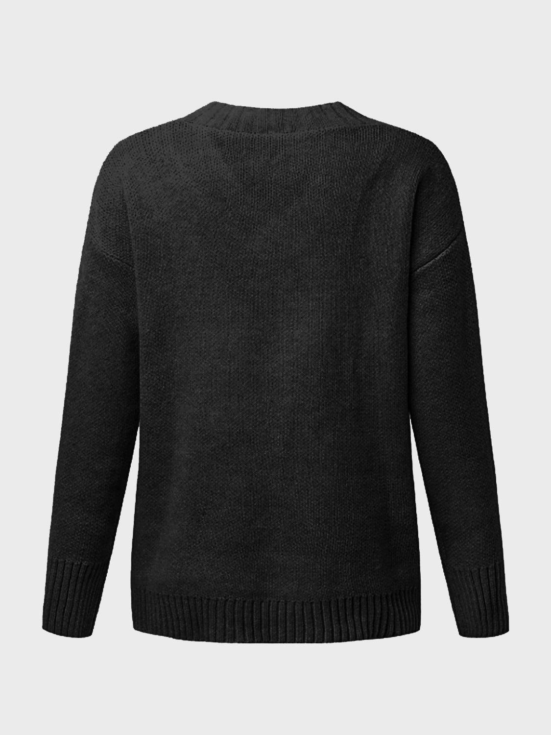 V-Neck Long Sleeve Knit Top | WESTCLOSET