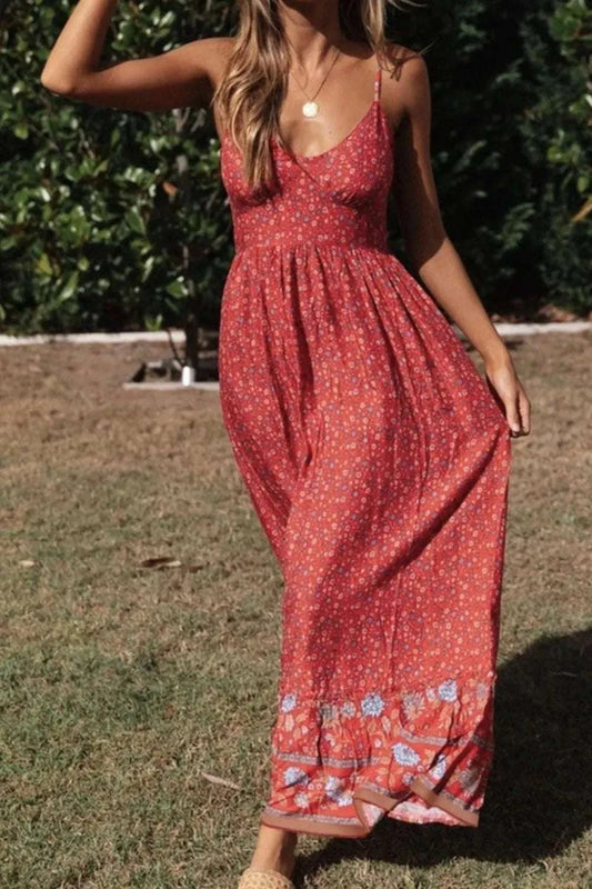 Printed Maxi Cami Dress WESTCLOSET