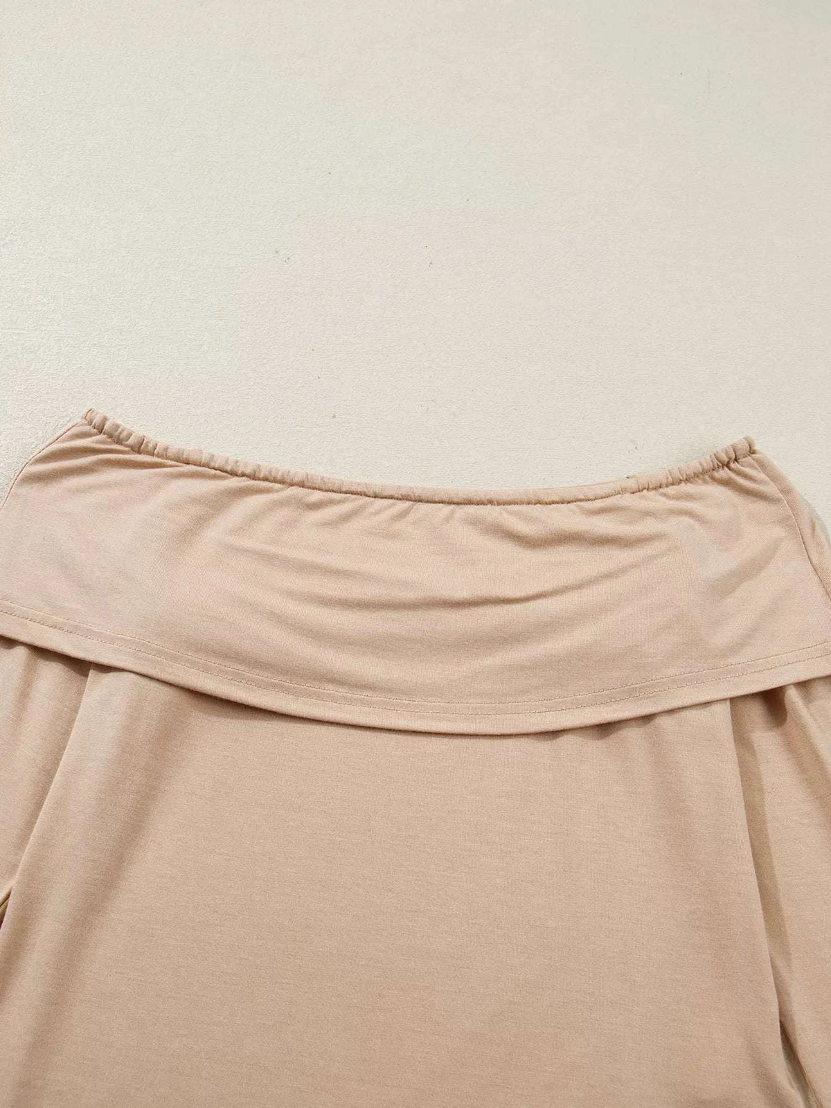 Off Shoulder Long Sleeve Slim Top WESTCLOSET