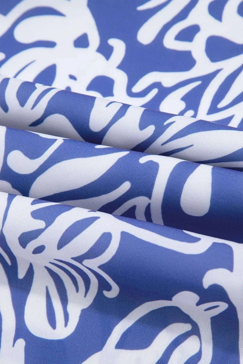 Floral Print Spaghetti Strap High Waist Dress WESTCLOSET