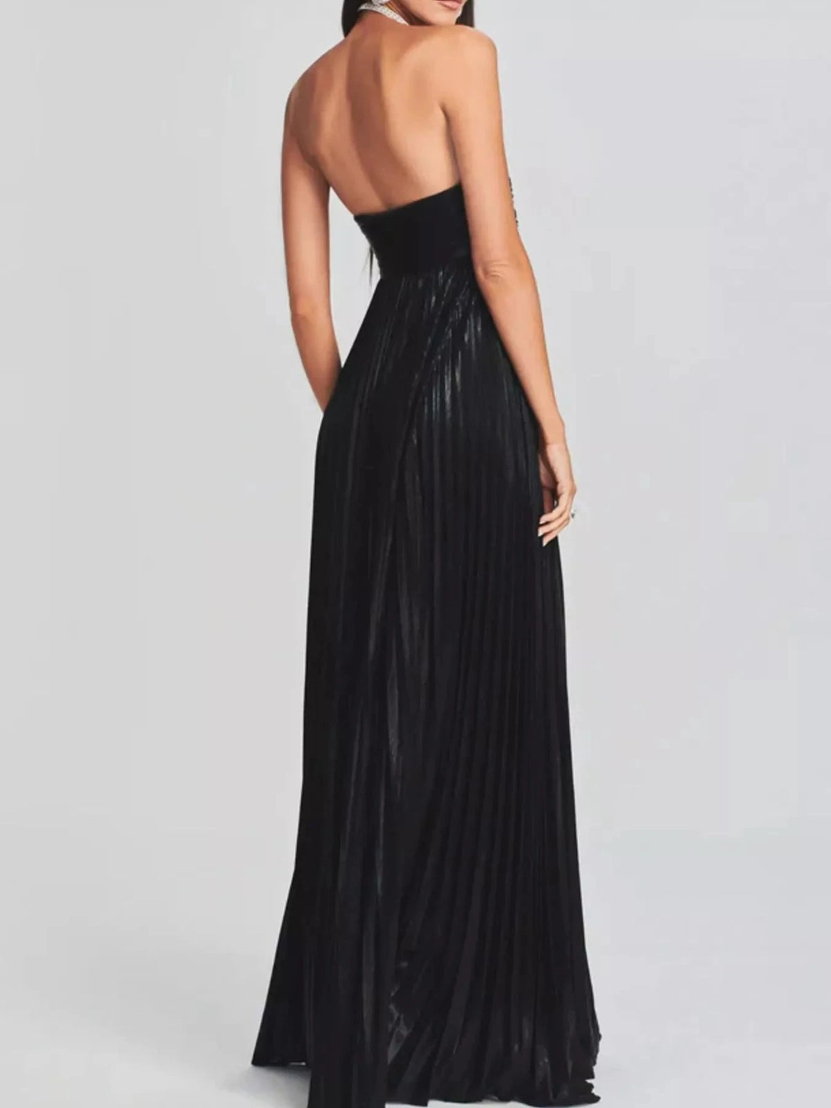 Split Sweetheart Neck Tube Maxi Dress WESTCLOSET