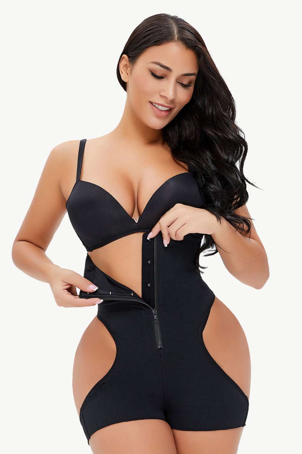Full Size Cutout Under-Bust Shaping Bodysuit WESTCLOSET