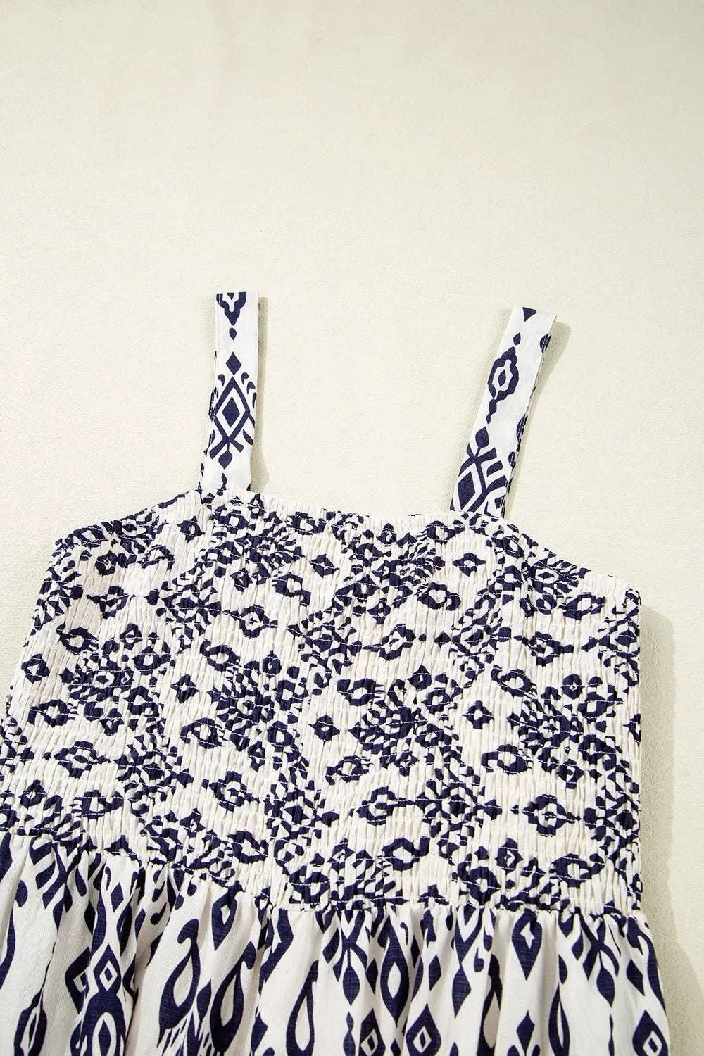 Bohemian Print Wide Leg Jumpsuit WESTCLOSET