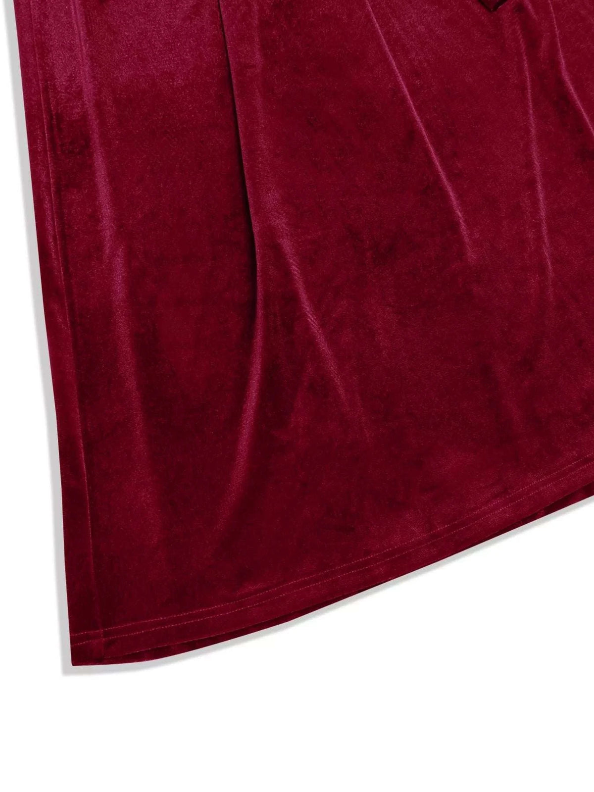 Velvet Wrap Surplice Maxi Dress WESTCLOSET