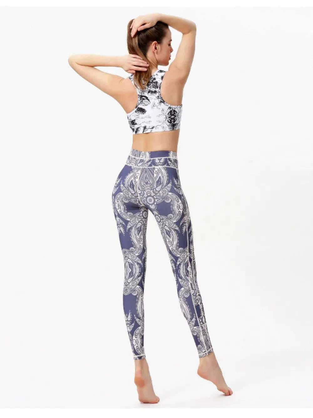 Printed Active High Waist Leggings WESTCLOSET